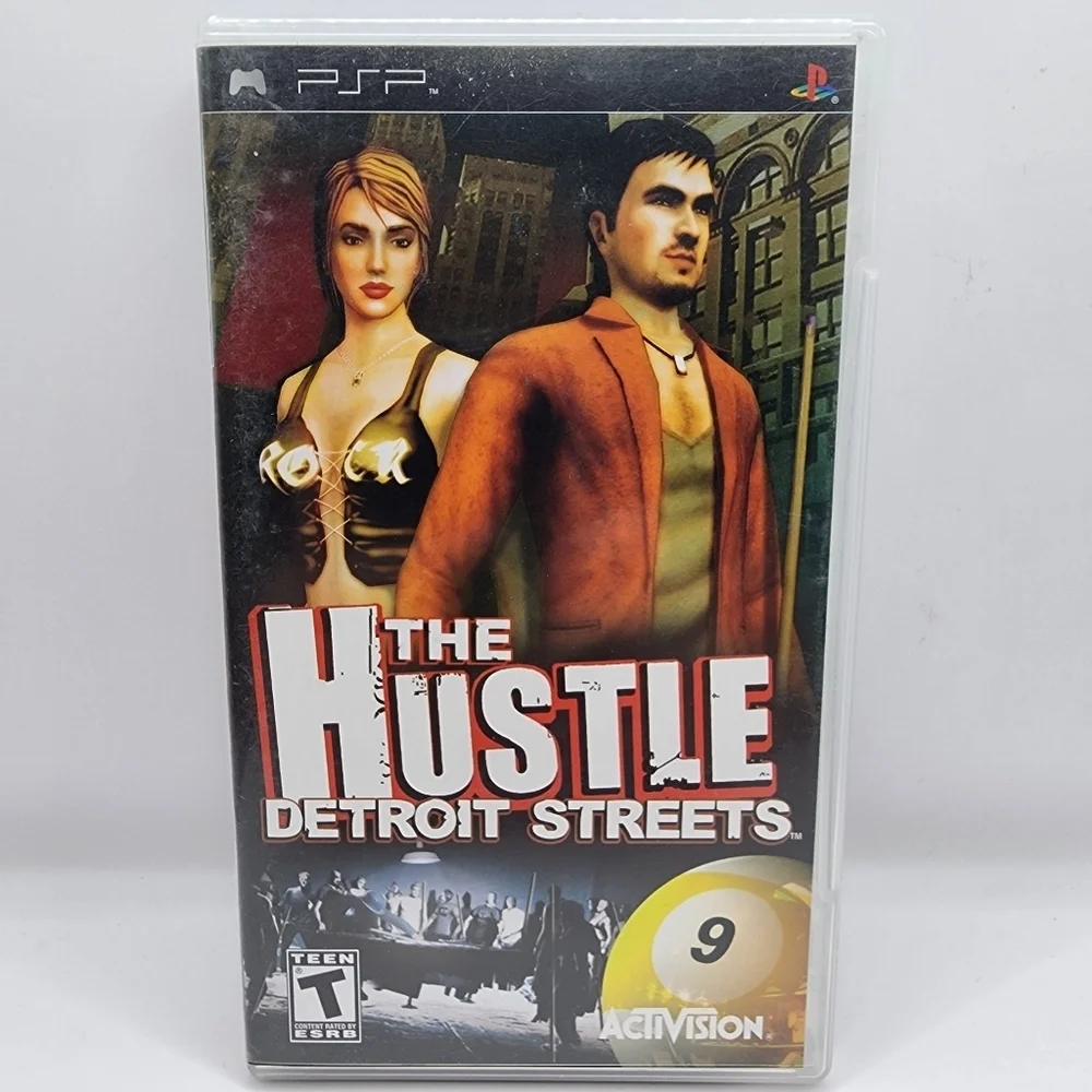 The Hustle Detroit Streets PSP (2005 Sony PlayStation Portable) w Manual